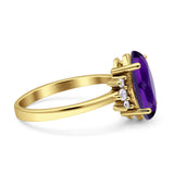 Art Deco Marquise Vintage Style Tapered Ring