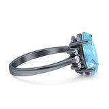 Art Deco Marquise Vintage Style Tapered Ring