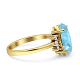 Art Deco Marquise Vintage Style Tapered Ring