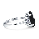 Art Deco Marquise Vintage Style Tapered Ring