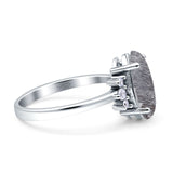 Art Deco Marquise Vintage Style Tapered Ring