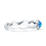 Solitaire Oxidized Ring