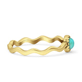 Solitaire Oxidized Ring