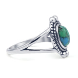 Oxidized Beaded Ring