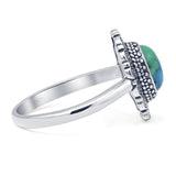 Oxidized Cocktail Ring