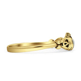 Heart Celtic Claddagh Ring