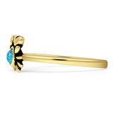 Oxidized Crab Ring