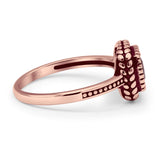 Oxidized Beaded Ring