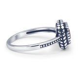 Oxidized Beaded Ring