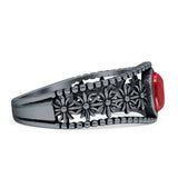 Oxidized Filigree Ring
