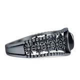 Oxidized Filigree Ring