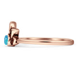 Oxidized Floral Ring