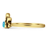Oxidized Floral Ring