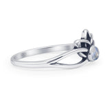 Oxidized Lotus Ring