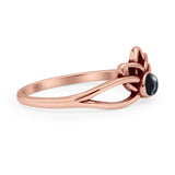 Oxidized Lotus Ring