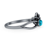 Oxidized Lotus Ring