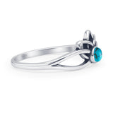Oxidized Lotus Ring