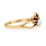 Oxidized Lotus Ring