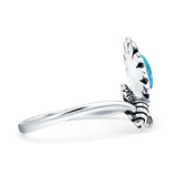 Oxidized Flower & Bee Oxidized Ring