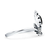 Oxidized Flower & Bee Oxidized Ring