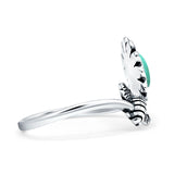 Oxidized Flower & Bee Oxidized Ring