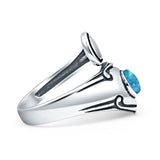 Oxidized Silver Spoon Oxidized Ring