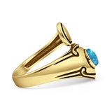 Oxidized Silver Spoon Oxidized Ring