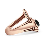 Oxidized Silver Spoon Oxidized Ring