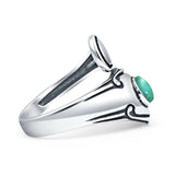 Oxidized Silver Spoon Oxidized Ring