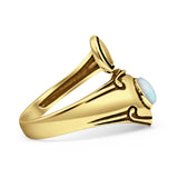 Oxidized Silver Spoon Oxidized Ring