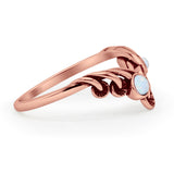 Oxidized Mushroom Chevron Ring