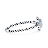 Beaded Halo Twisted Rope