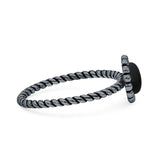 Beaded Halo Twisted Rope
