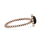 Beaded Halo Twisted Rope