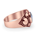 Oxidized Bali Ring