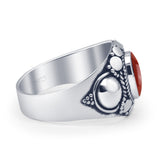 Oxidized Bali Ring