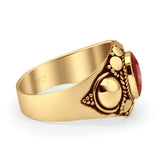 Oxidized Bali Ring