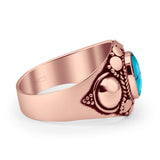 Oxidized Bali Ring