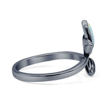 Pear Lotus Ring