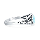 Round Stone Ring
