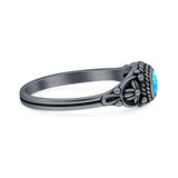Floral Stone Ring