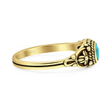 Floral Stone Ring