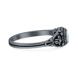 Floral Stone Ring