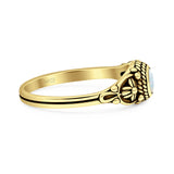 Floral Stone Ring