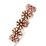 Oxidized Floral Ring