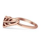 Filigree Feather Leaf Ring