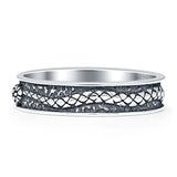 Snake Oxidized Ring