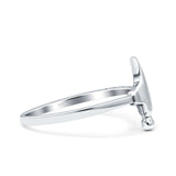 Hammer Ring Beaded Band