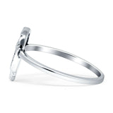 Hamsa Hand Evil Eye Ring