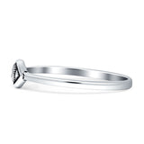 Oxidized Evil Eye Band